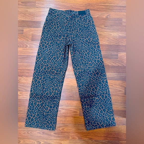 NWT Madewell Low-Slung Baggy Animal Print Jean - Picture 9 of 10
